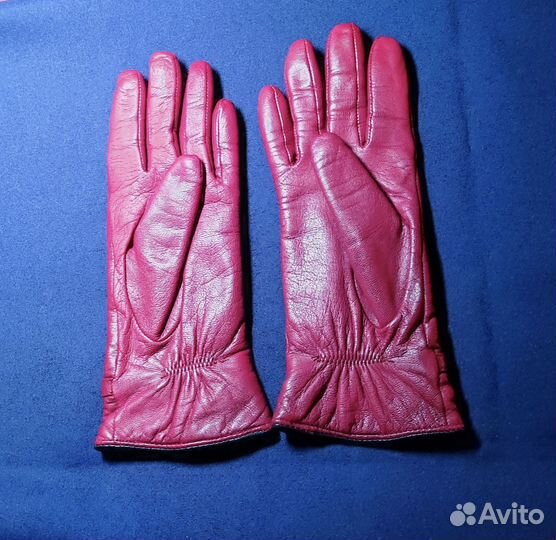 Перчатки из кожи и искусств. замши разм.7 и 6,5