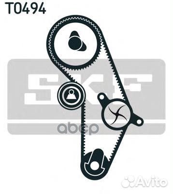 Комплект ремня грм vkma95623 Skf