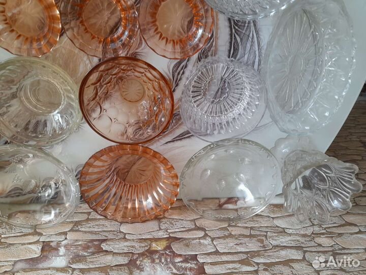 Салатники стекло, хрусталь, фарфор