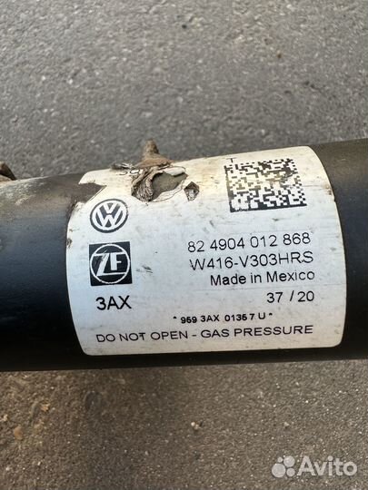 Амортизатор передний volkswagen Teramont Atlas