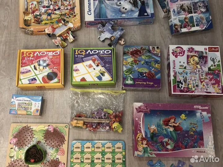 Развивающие игры и пазлы 1+