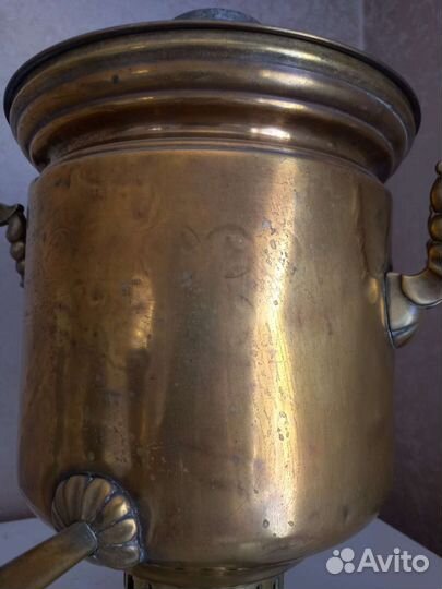 Самовар на дровах старинный