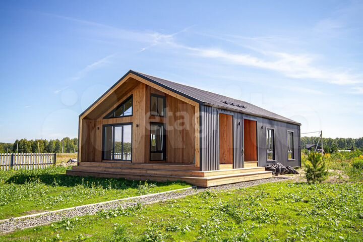 Коттедж 108,7 м² на участке 10 сот.