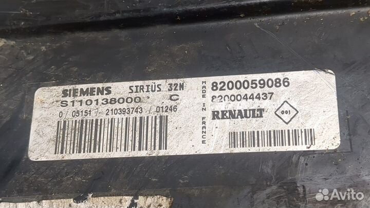 Блок управления двигателем Renault Scenic, 2001