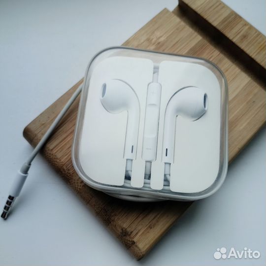 Наушники earpods jack 3,5 оригинал гарнитура