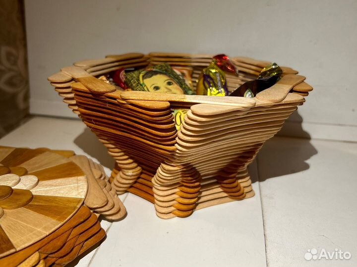 Ваза деревянная (шкатулка)