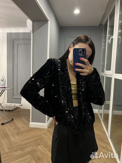 Пиджак жакет укороченный