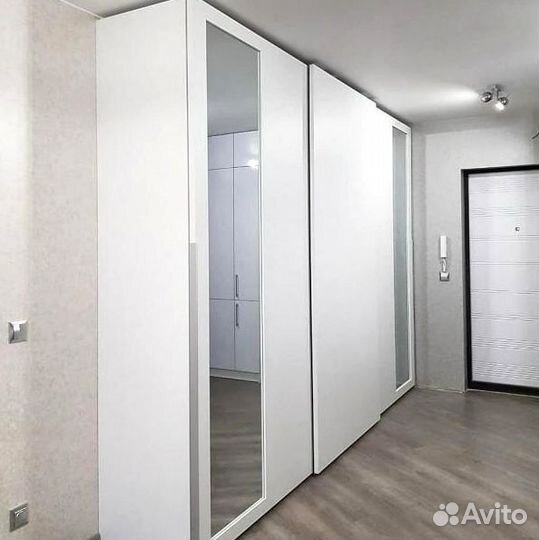 Шкаф купе с доставкой/Шкаф в рассрочку/Цвет белый