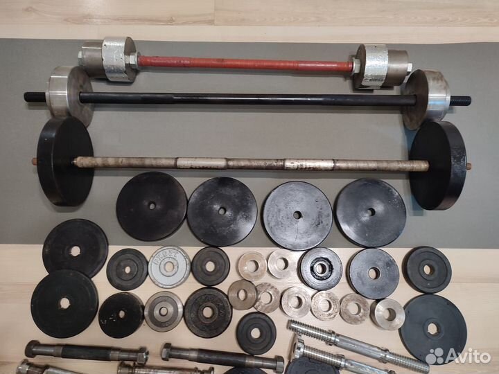 Штанга грифы блины гантели 20 22 25 45 кг
