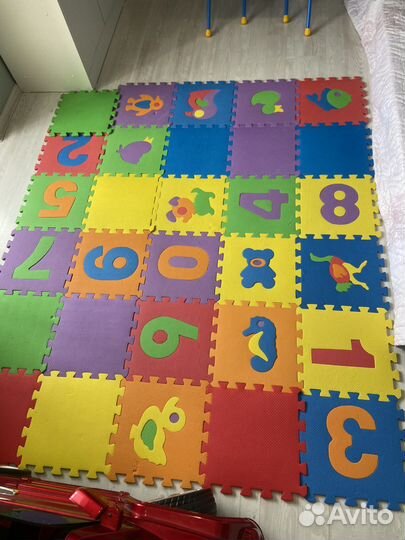 Развивающий коврик пазл
