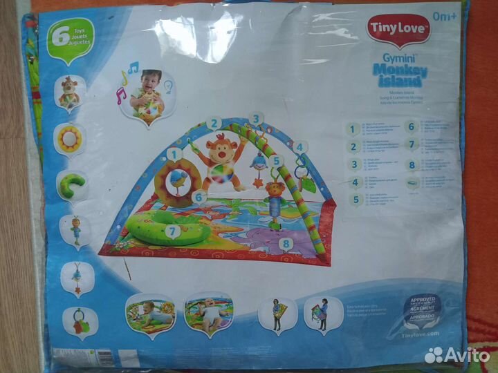 Развивающий коврик tiny love