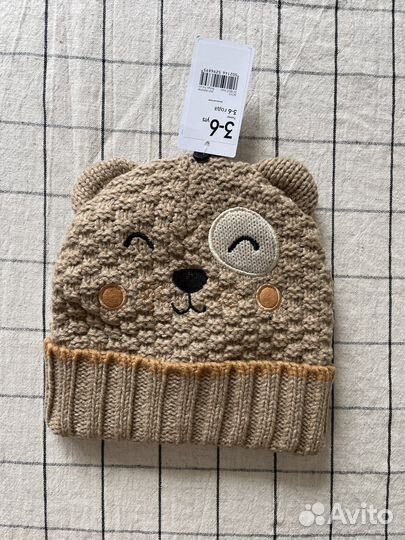 Шапка мишка детская mothercare мазекея