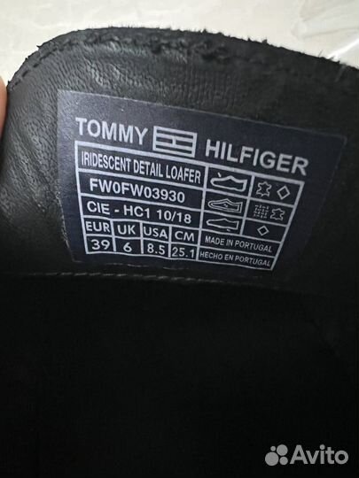 Лоферы tommy hilfiger