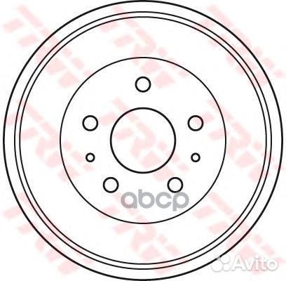 Барабан тормозной ford: focus ii 1.4/1.6/1.6 lp