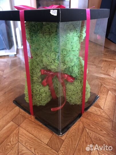 Мишка из цветочков