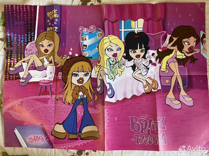Bratz плакаты/наклейки/значки