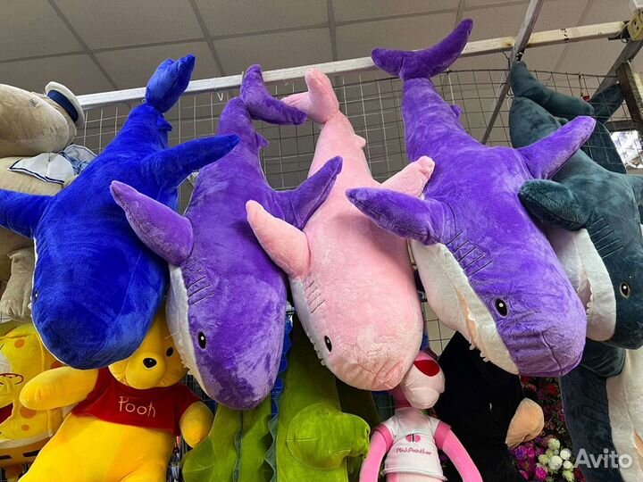 Мягкая акула 80 см