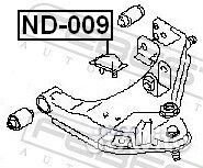 Отбойник переднего амортизатора ND009 Febest