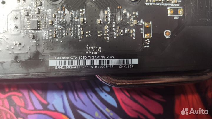 Видеокарта GeForce GTX 1050 Ti gaming X 4G