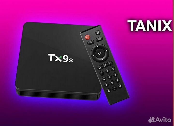 Tanix TX9S + приложения с фильмами