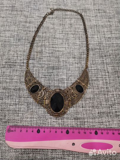 Подвеска старая с чёрными вставками