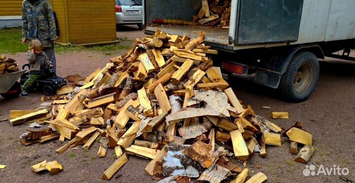 Дрова береза нарубленные