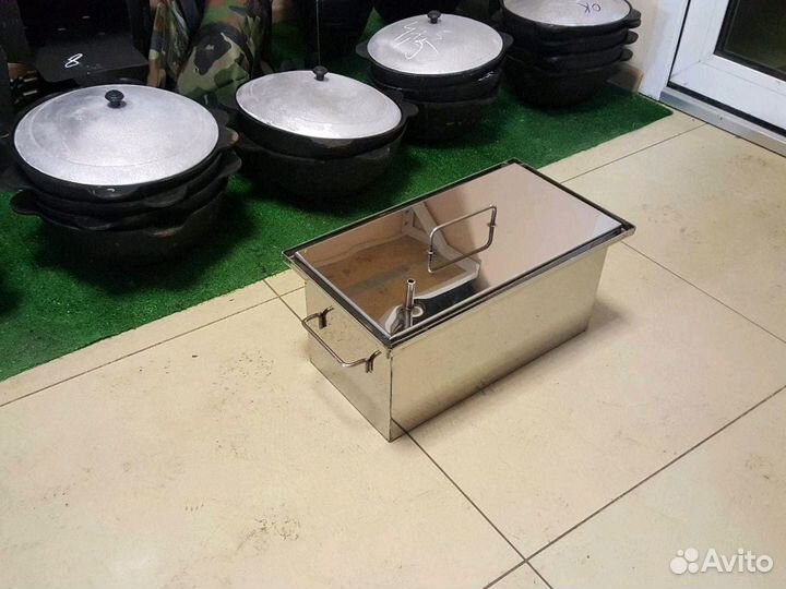 Коптильня с гидрозатвором (шарабан)