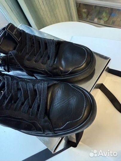 Кеды мужские кожанные