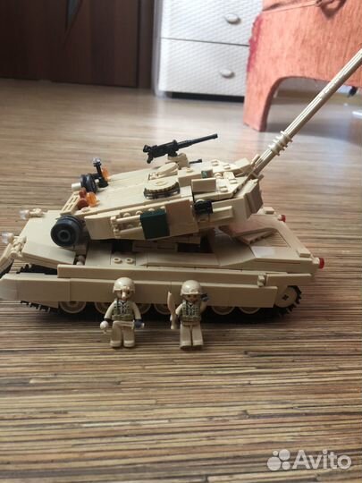 Конструктор по типу lego Sluban танк