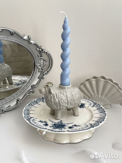 Подсвечник овечка