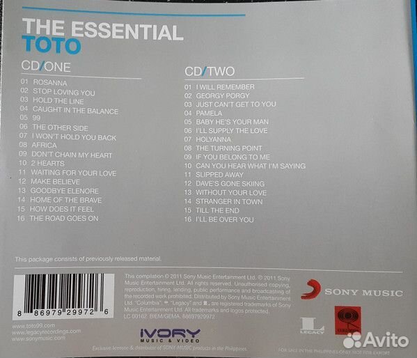 Toto - Essential (2CD)