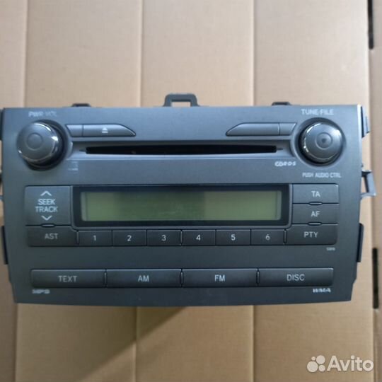 Штатная магнитола на corolla 150 86120-12B00