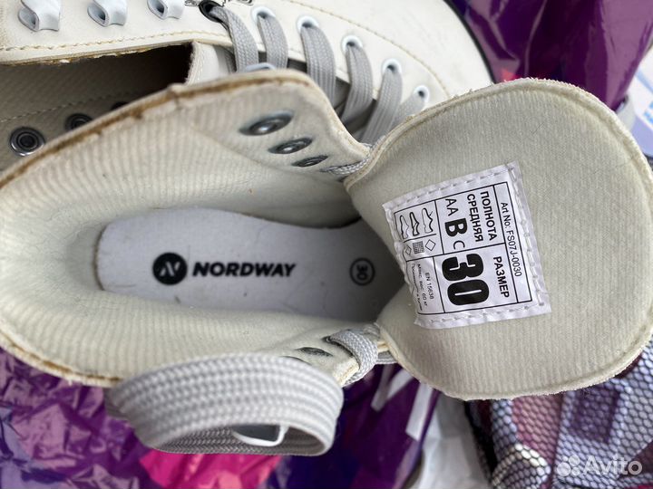 Коньки для девочки 30 размер