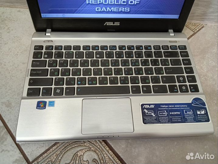 Asus 11.6 AMD E-450 4гб