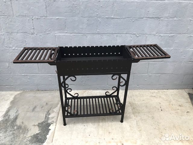 Мангал № 0004/3 из 3мм с откидными столиками