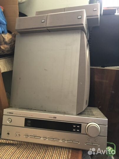 Ресивер yamaha rx-v340 + subwoofer