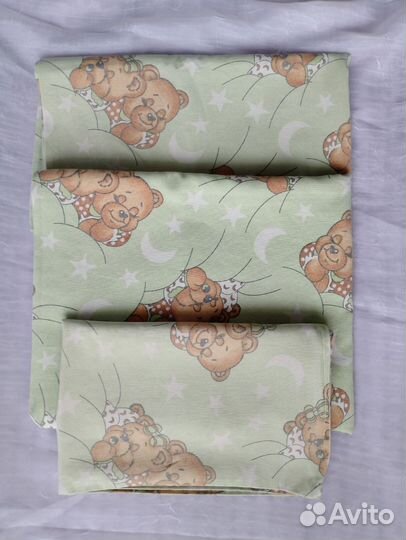 Комплект детского постельного белья хлопок пакетом