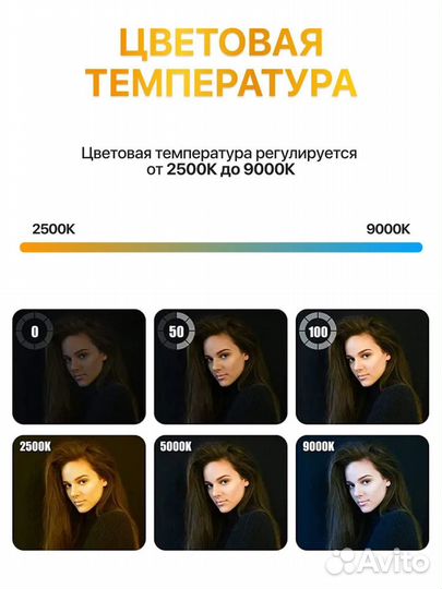 Видеосвет Ulanzi VL120 RGB 2500-9000K комплект