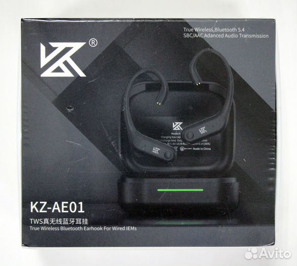 KZ AE01 адаптер Bluetooth 5.4 pin 0.75 Type C