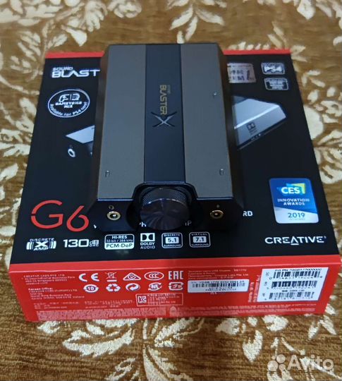 Внешняя звуковая карта Creative Sound Blaster G6