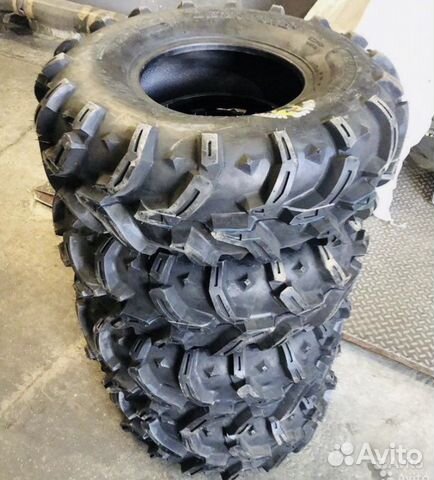 Комплект новых шин ведьма 25/12 для квадроцикла