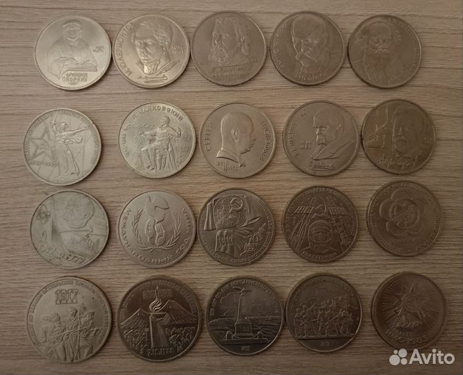 Юбилейные рубли СССР