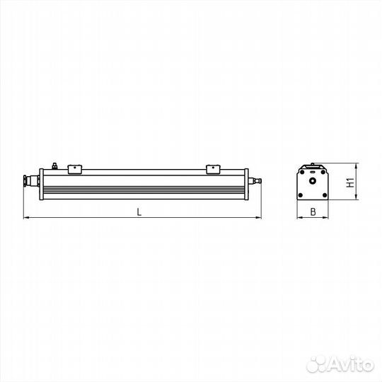 Светильник дсп39-40-302 Gektor Ex 840