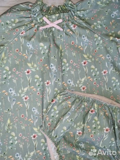 Платье для девочки комплект с трусиками и повязкой