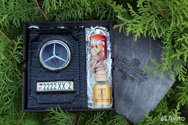 Обложка для автодокументов с лого и номером