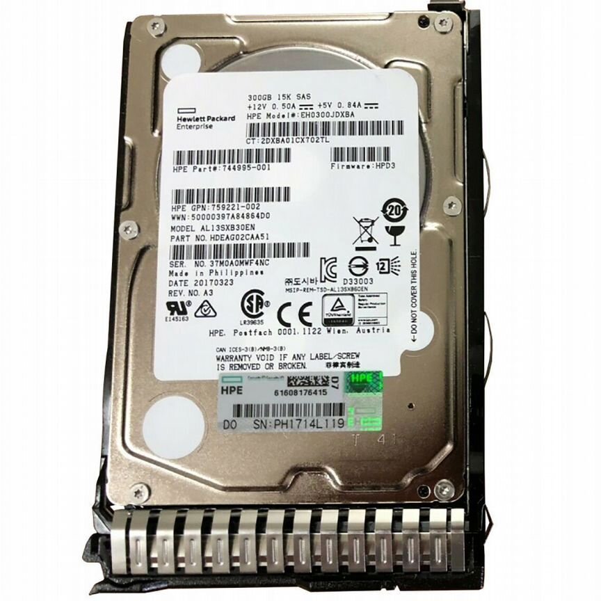 [EH0300JDXBA] Жесткий Диск Hp 300gb Sas 2,5" Hdd Eh0300jdxba