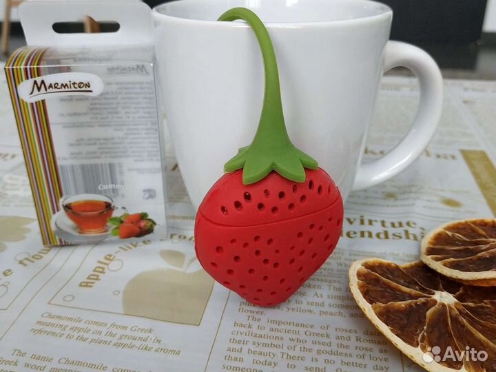 Яркие подарки 2 ситечка для чая силикон новое