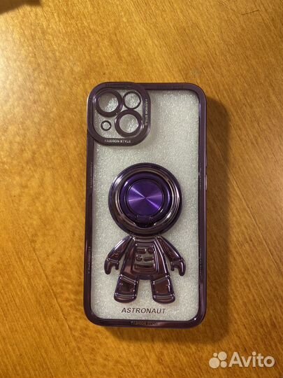 Чехол для iPhone 14 с кольцом-держателем