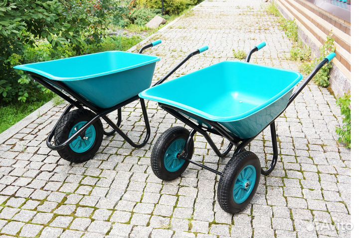 Тачка садовая, строительная 110л/180кг, 110л/250кг