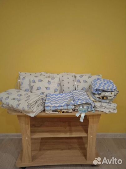 Комплект детского постельного белья+бортики